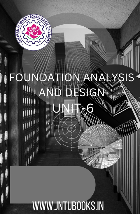 FOUNDATION ANALYSIS AND DESIGN UNIT-6